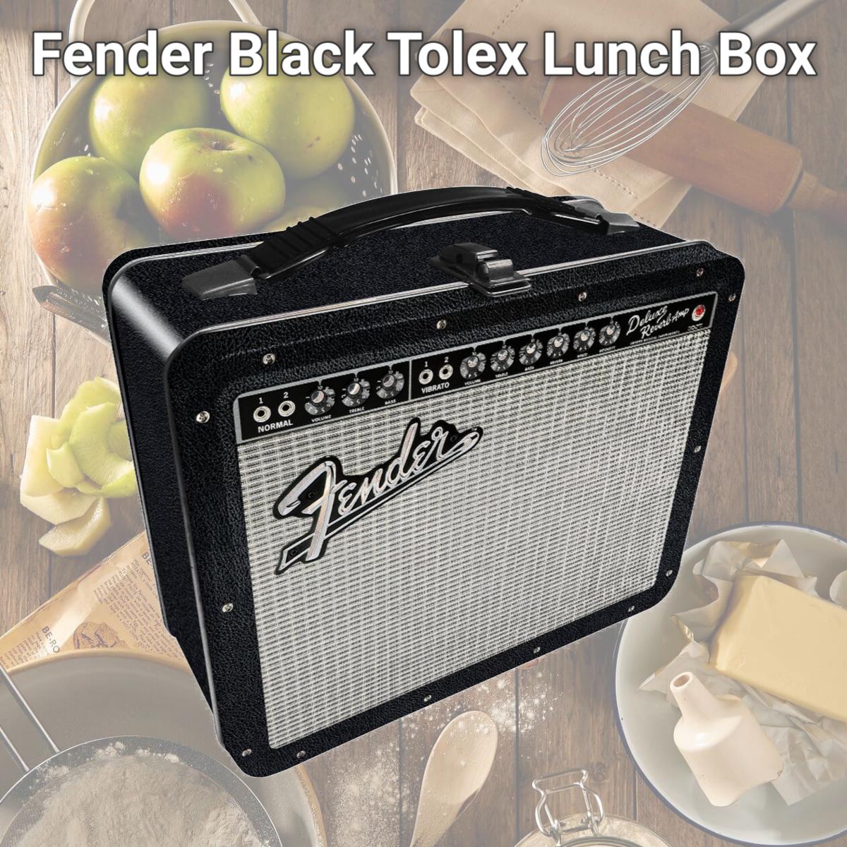 Picture of Aquarius 226278 Fender Black Tolex Lunch Box