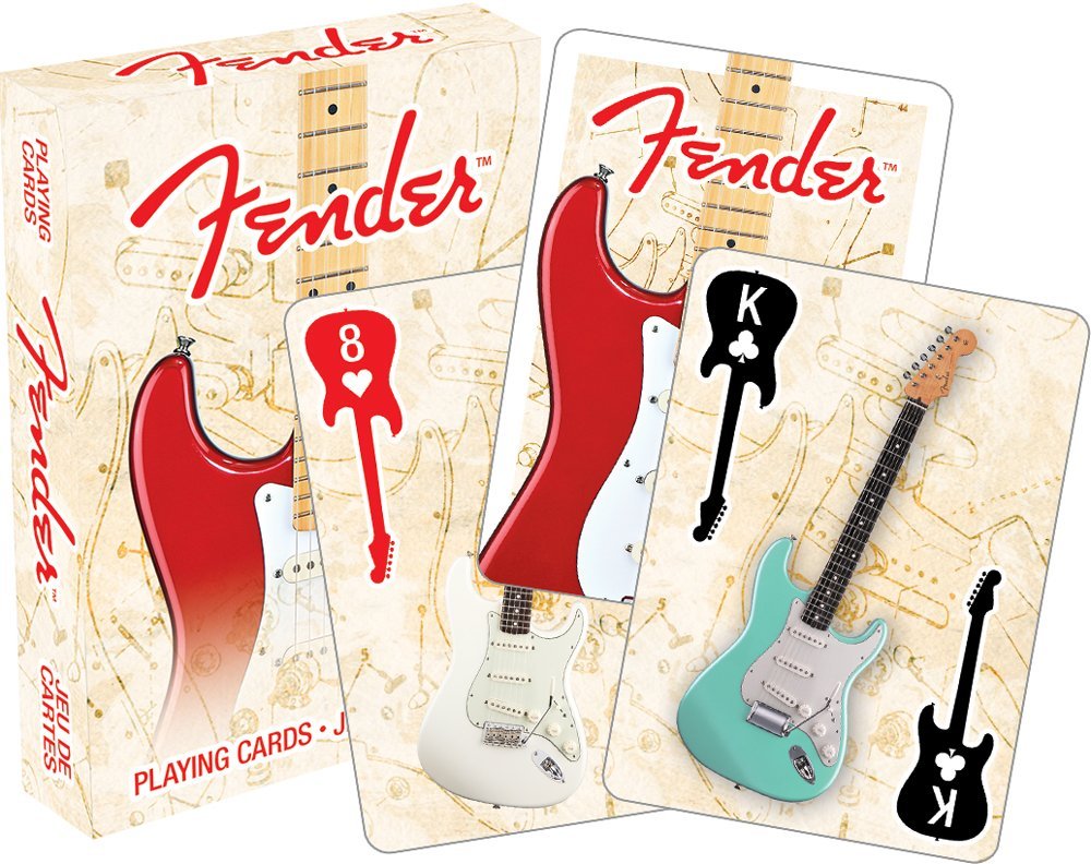 244363 2.5 X 3.5 In. Fender Stratocaster Playing Cards
