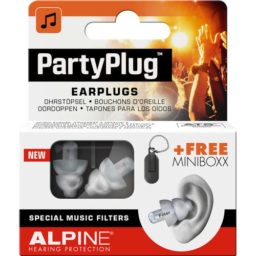Alpine 111.24.101pk New Musicsafe Pro Earplugs, Transparent - 6 Piece