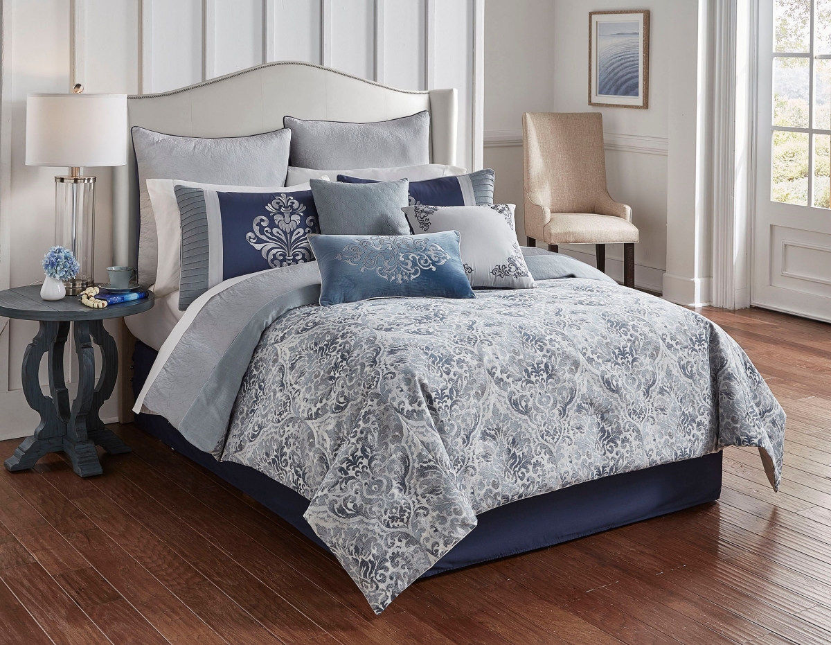 80318 Clanton Comforter Set - Queen Size - 9 Piece