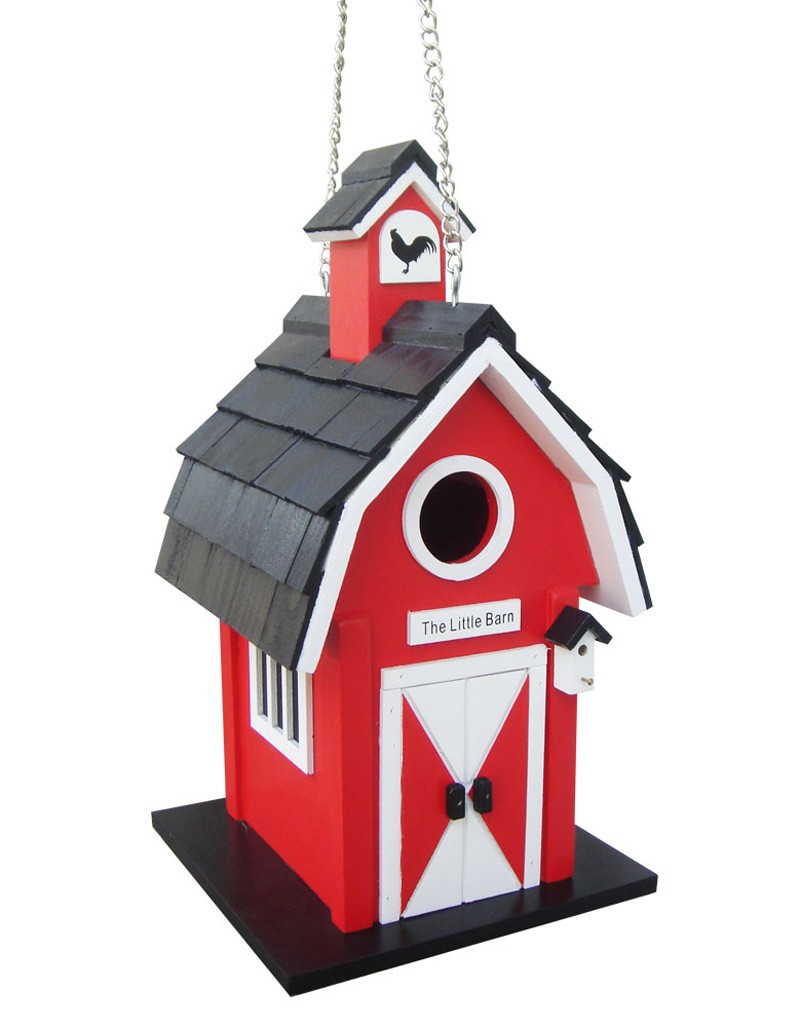 Hbc-1002rs The Little Barn Birdhouse, Red