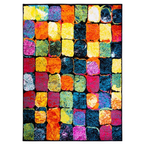 769924410752 7 Ft. 10 In. X 10 Ft. 2 In. Splash Cosmo Area Abstract Rug - Multicolor