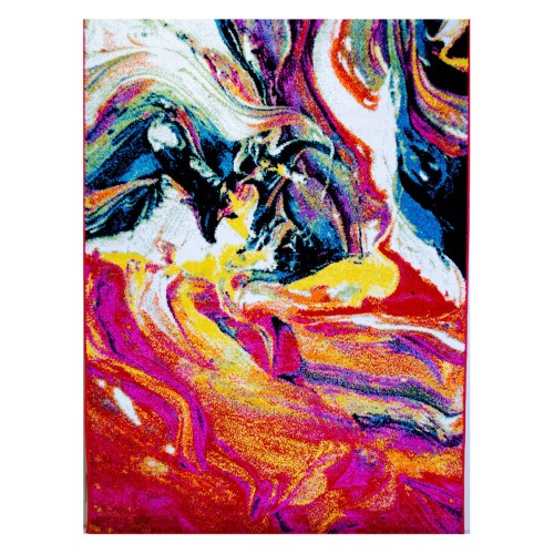 769924410806 5 Ft. 2 In. X 7 Ft. 2 In. Splash Avant Area Abstract Rug - Multicolor