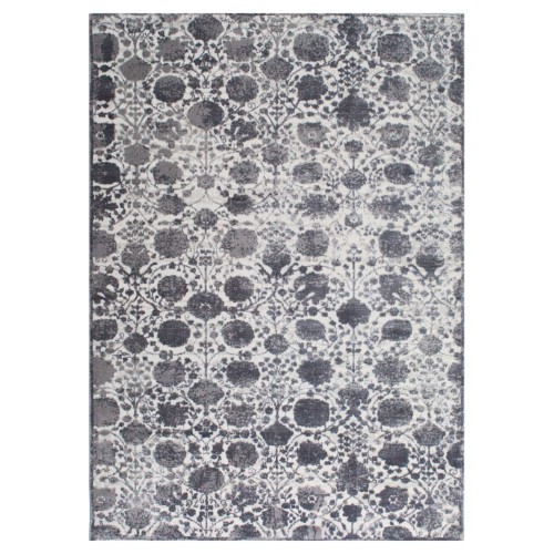 769924504994 7 Ft. 9 In. X 10 Ft. 2 In. Kenmare Bleu Area Distressed Rug - Gray
