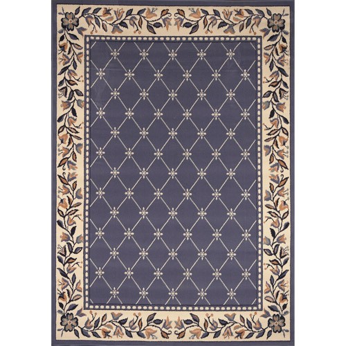 769924011348 7 Ft. 8 In. X 10 Ft. 7 In. Premium Aydin Area Border Rug - Country Blue