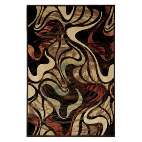 769924119730 7 Ft. 10 In. X 10 Ft. 2 In. Catalina Picasso Area Abstract Rug - Black
