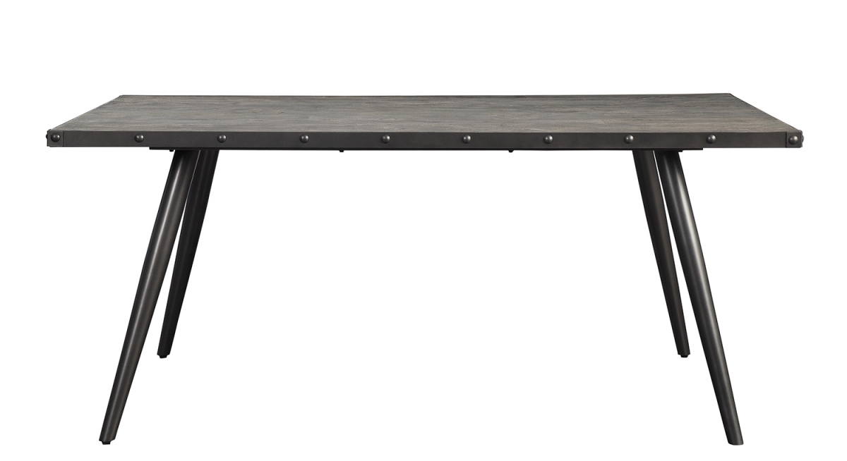 30 X 70 X 40 In. Palladium Dining Table - Elm Solid Gray