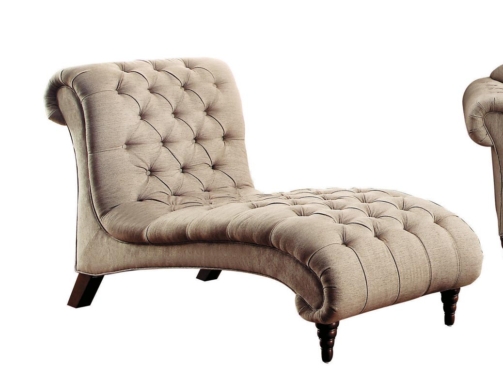 8469-5 38.25 X 67.75 X 30 In. St. Claire Chaise - Brown
