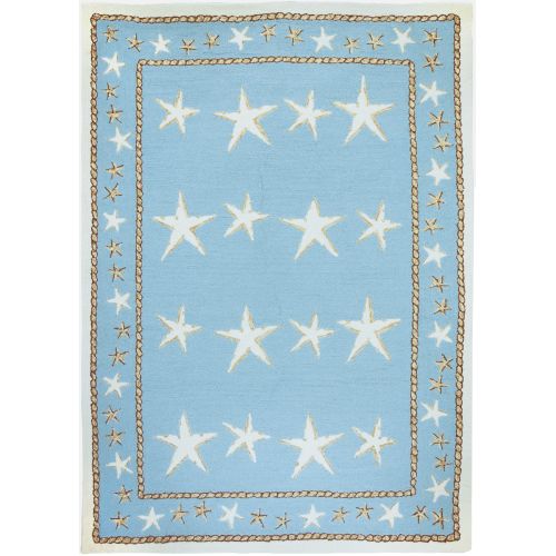 Pp-ajr014c Starfish Scatter Rug, 3 X 5 Ft.