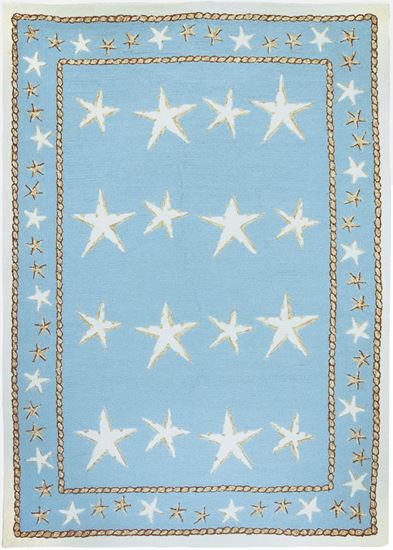 Pp-ajr014j 26 X 60 In. Polypropylene Starfish Scatter Hand Hooked Rug