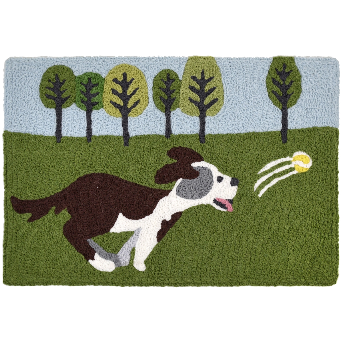 Jb-sfg050 20 X 30 In. Chasing The Ball Indoor & Outdoor Accent Rug