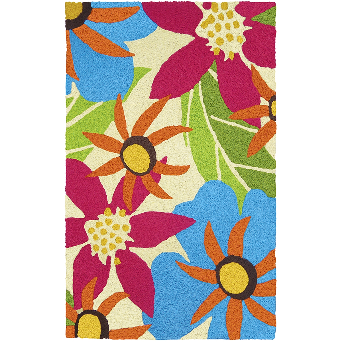 Jio-hd019c 34 X 54 In. Piccadilly Floral Indoor & Outdoor Area Rug