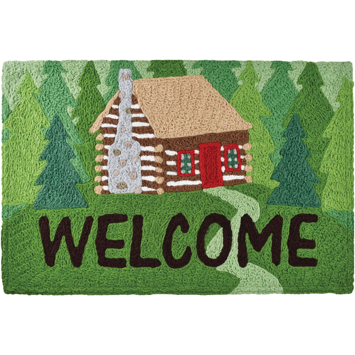 Jb-bbs003 20 X 30 In. Welcome To The Cabin Rug