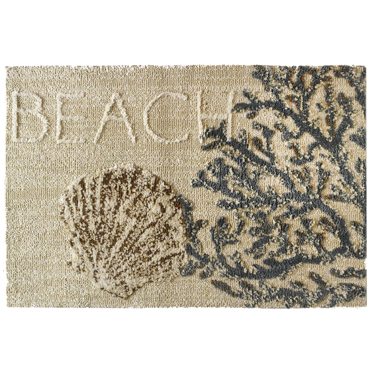 Mfa-jdr002 22 X 34 In. Beach Clam Shell Indoor Accent Rug