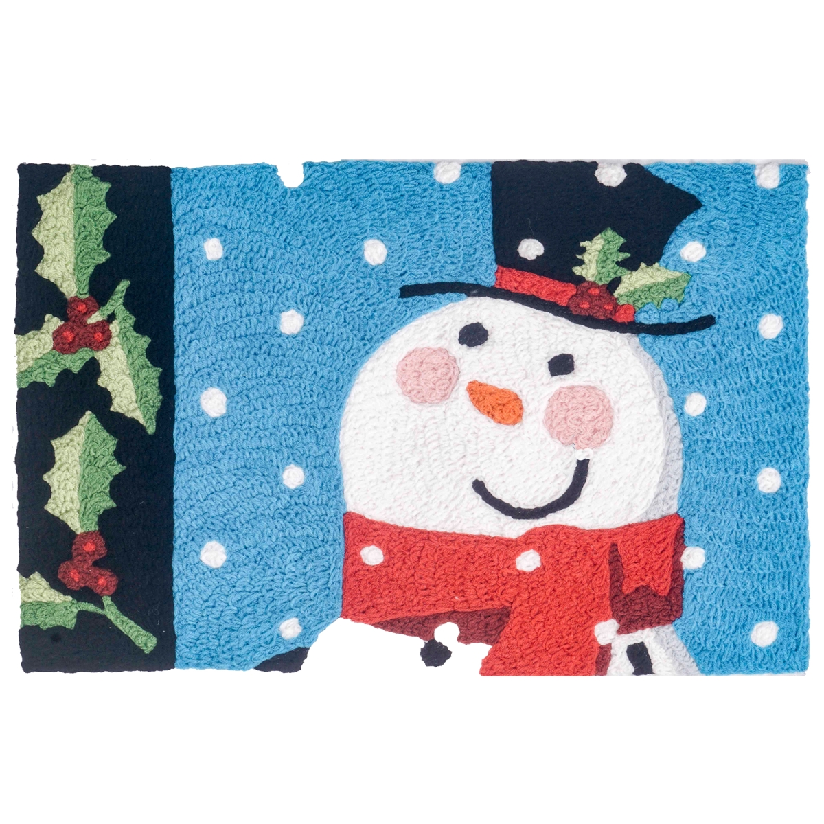UPC 708793444529 product image for JBL-SFG054 20 x 30 in. Holly Jolly Snowman Indoor & Outdoor Accent Rug | upcitemdb.com