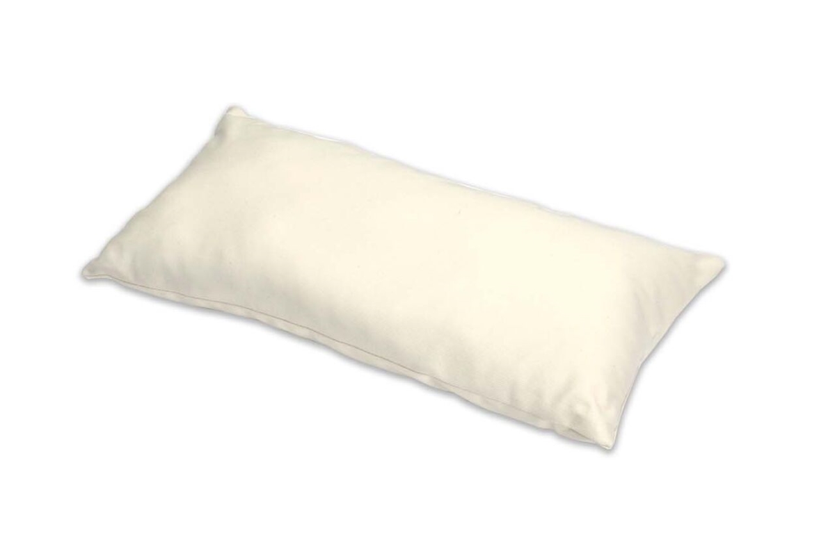 Bp7100 Lumbar Throw Pillow With Removable Twill Cover, Natural