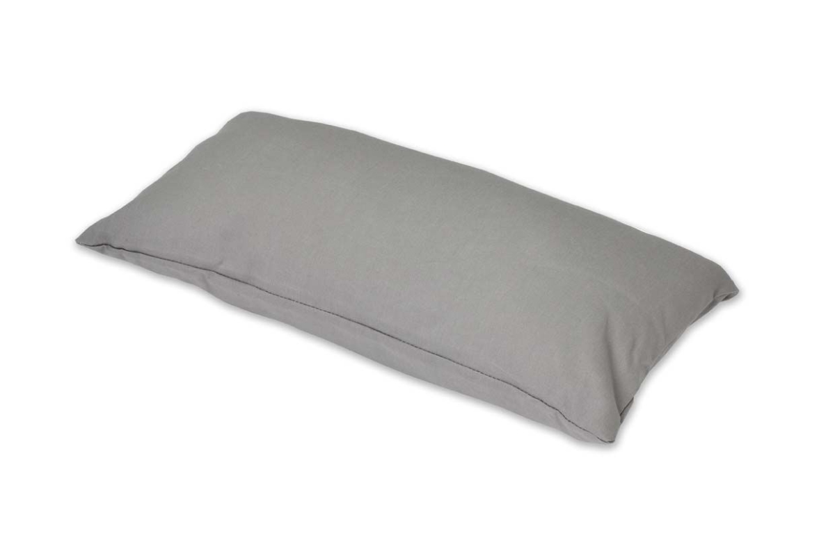 Bp7100gy Lumbar Throw Pillow With Removable Canvas Cover, Dove Gray