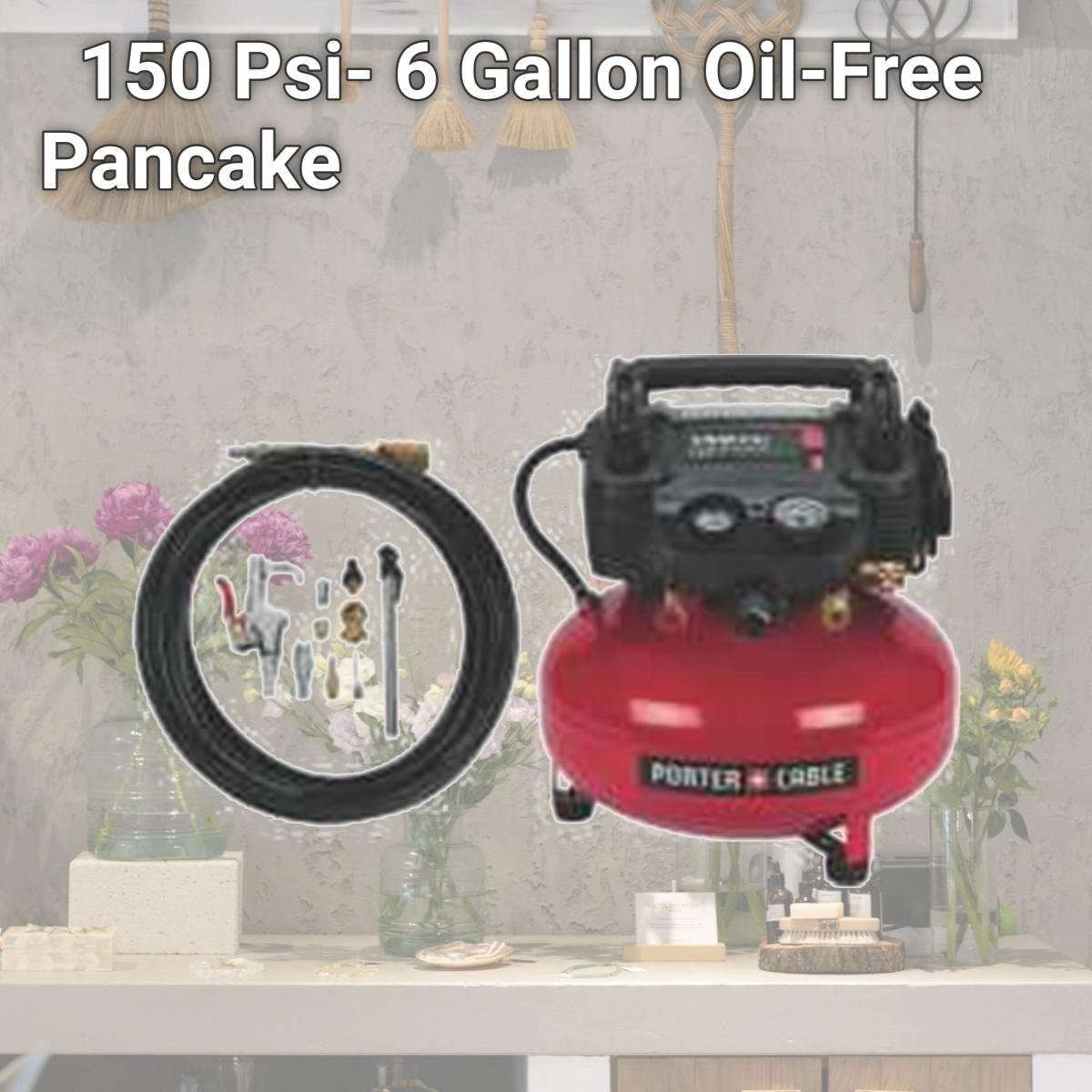 Picture of Porter-Cable 298483 150 Psi- 6 Gallon Oil-Free Pancake