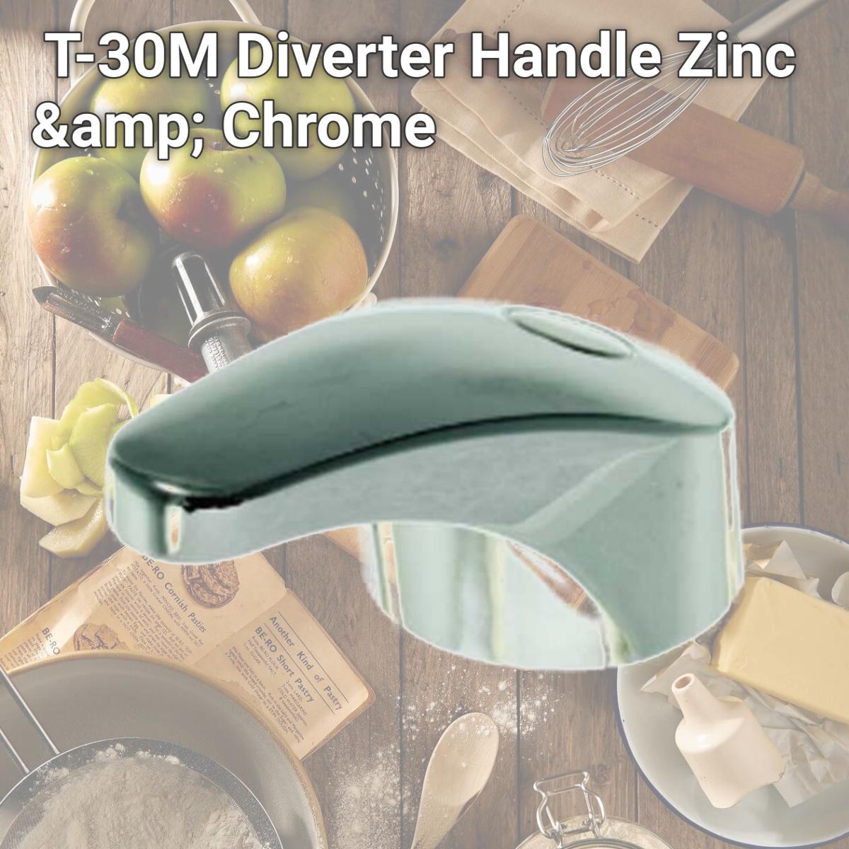 Picture of  T-30M Diverter Handle Zinc &amp; Chrome