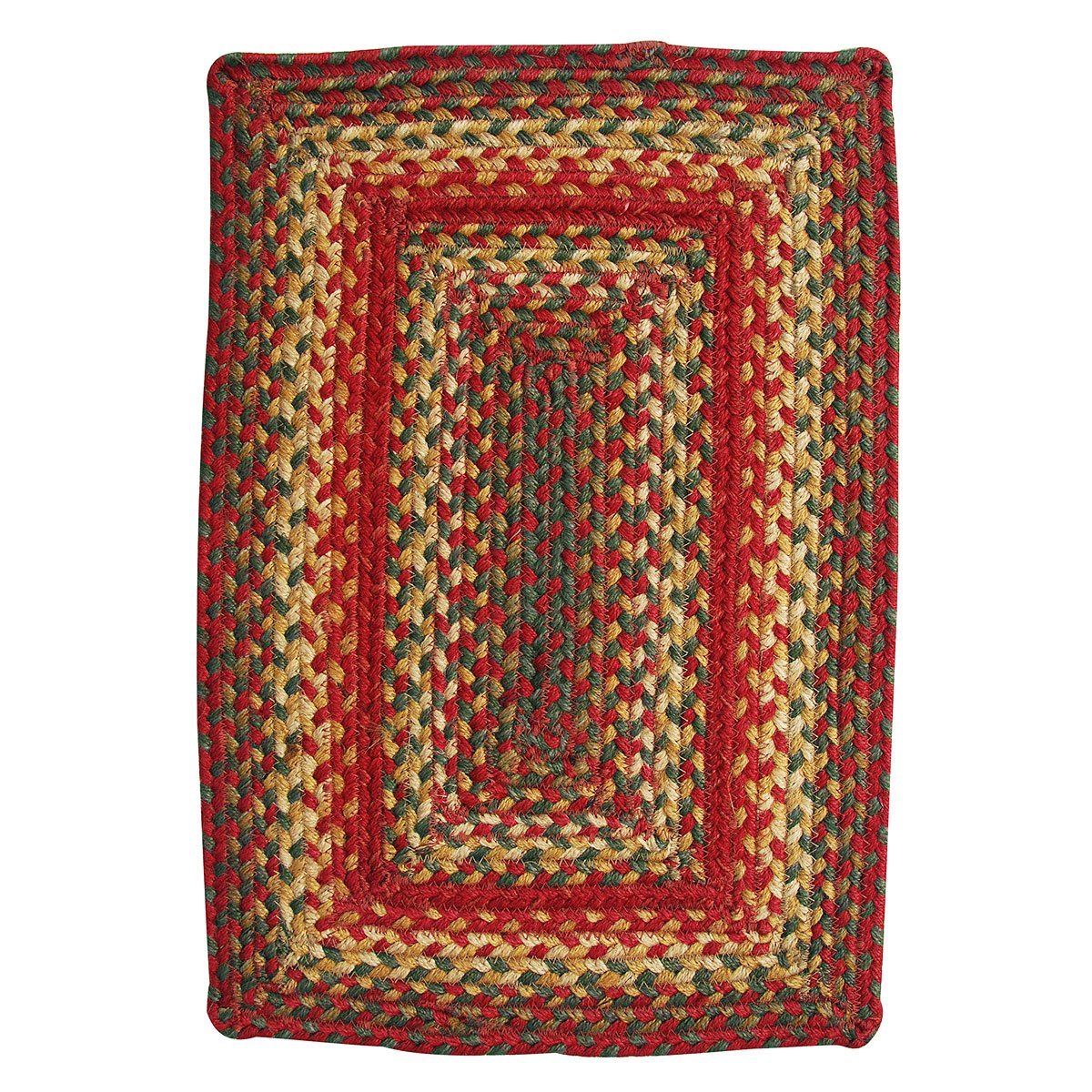 595126 Cider Barn Hudson Jute Braided Rugs - Placemats - Rectangle