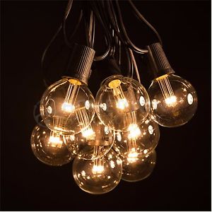 Hometown Evolution G50cl50b 50 Ft. Outdoor String Lights 2 In. Bulbs And Black Cord, Set Of 50