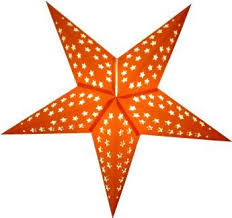 Hometown Evolution S242 Bandanna Paper Star Light, Orange