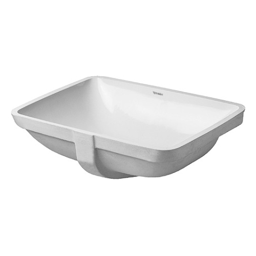 Starck Undermount Porcelain Bathroom Sink 0305490000 White Alpin