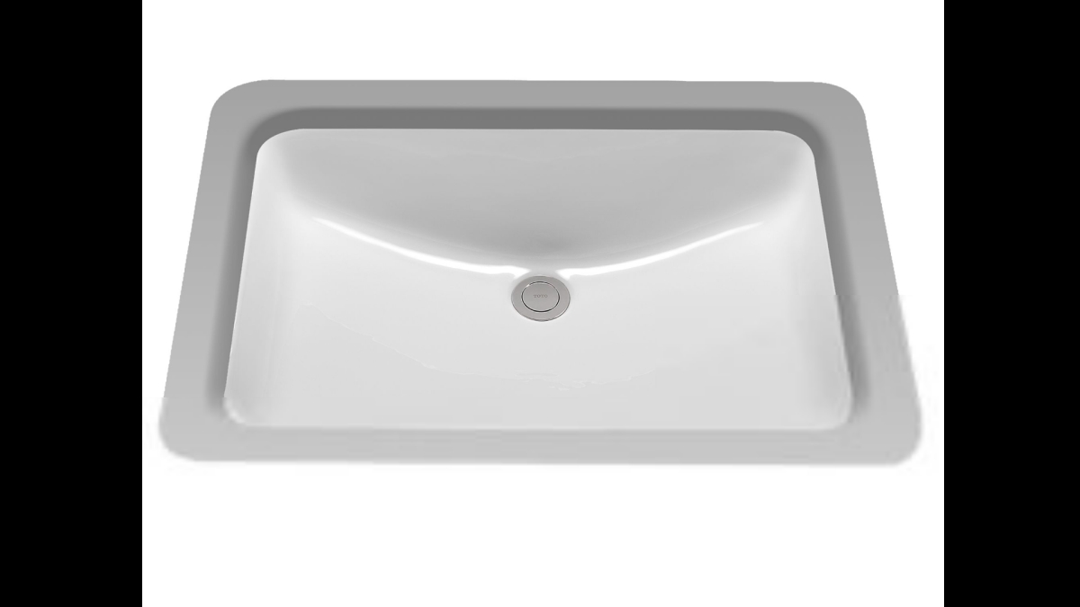 Lt540g-01 Undermount Vitreous Counter Lavatory China Bathroom Sink, Cotton White