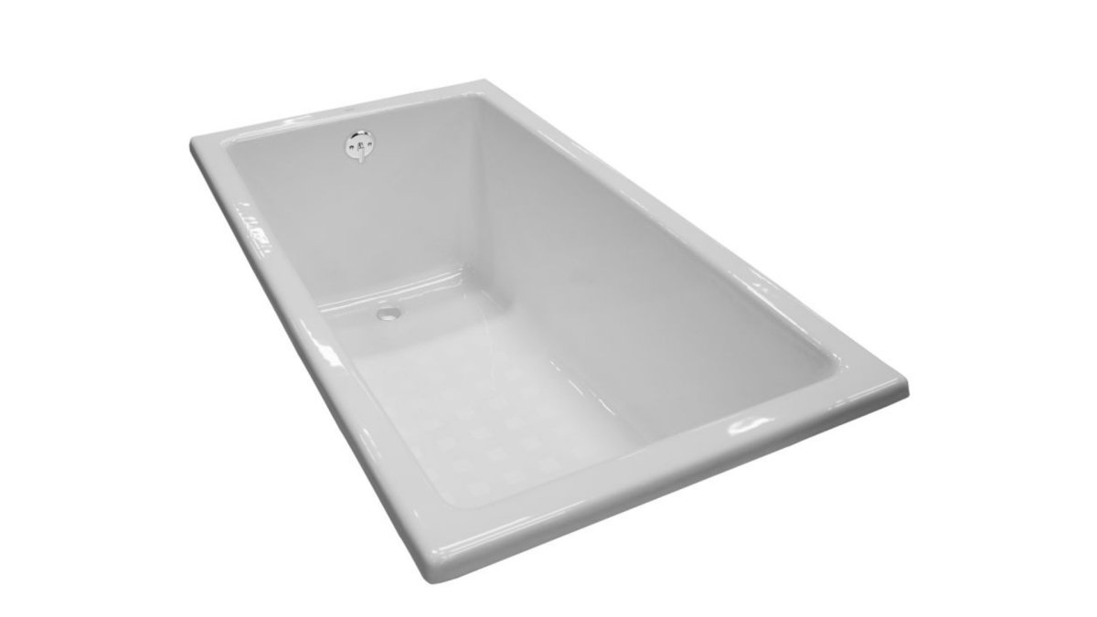 Fby1550p-01 Soaking Bathtub, Cotton White