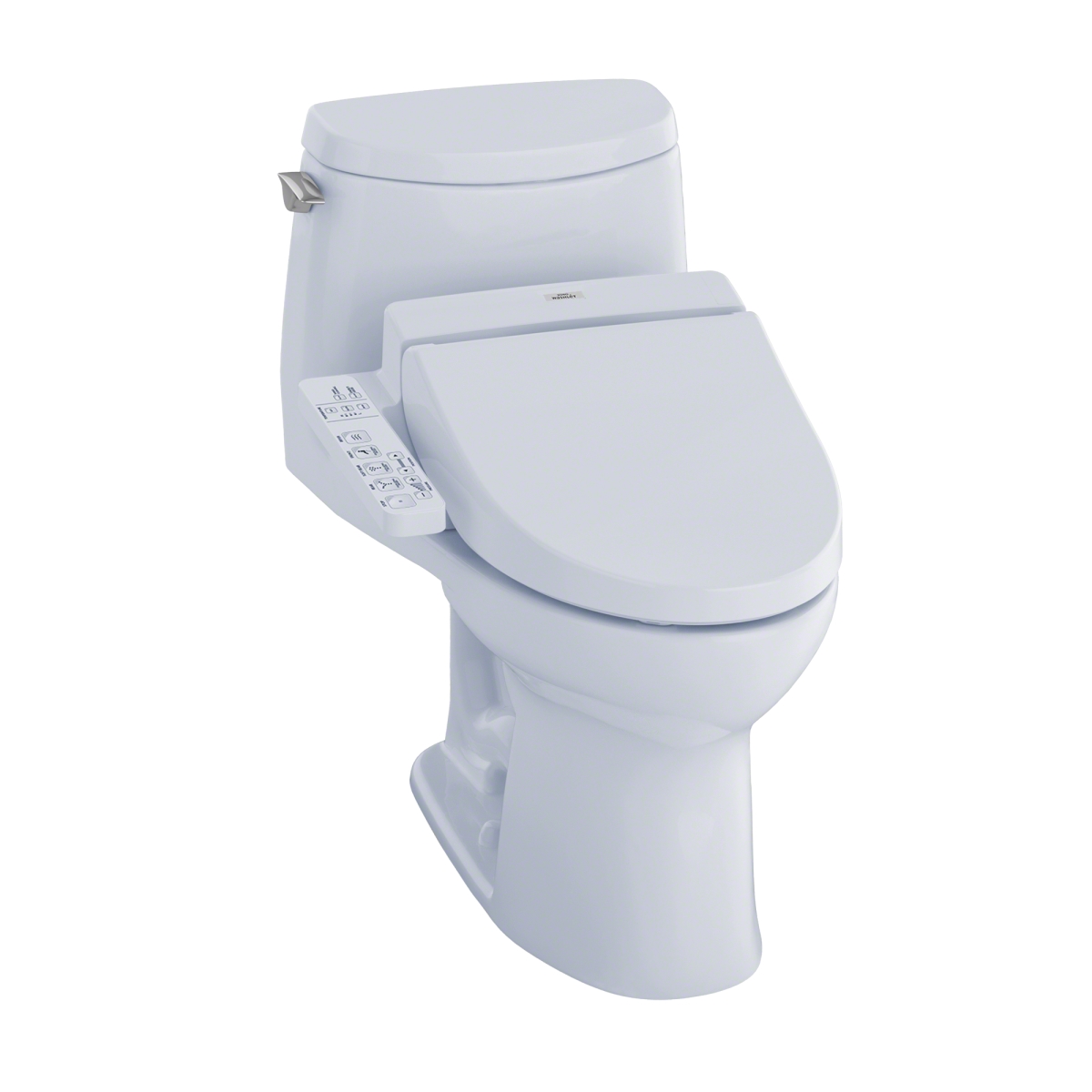 Mw6042034cufgno.01 Connect Plus Kit Ultramax Ii 1g Elongated 1.0 Gpf Toilet & Washlet C100 Bidet Seat, Cotton White