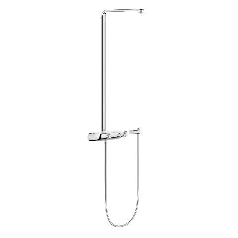 Smart Control Shower System With Thermostat For Wall Mount, Chrome
