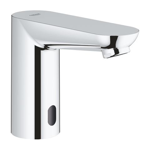 Euroeco Single Hole Bathroom Faucet, Starlight Chrome