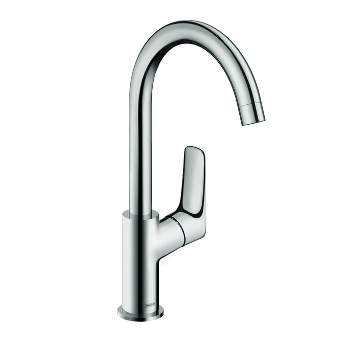71130001 Logis Faucet Single Handle With Drain Assembly, Chrome