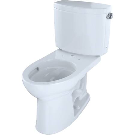 Cst454cefrg-01 Elongated 1.28 Gpf Toilet With Right-hand Trip Lever, Cotton White - 2 Piece