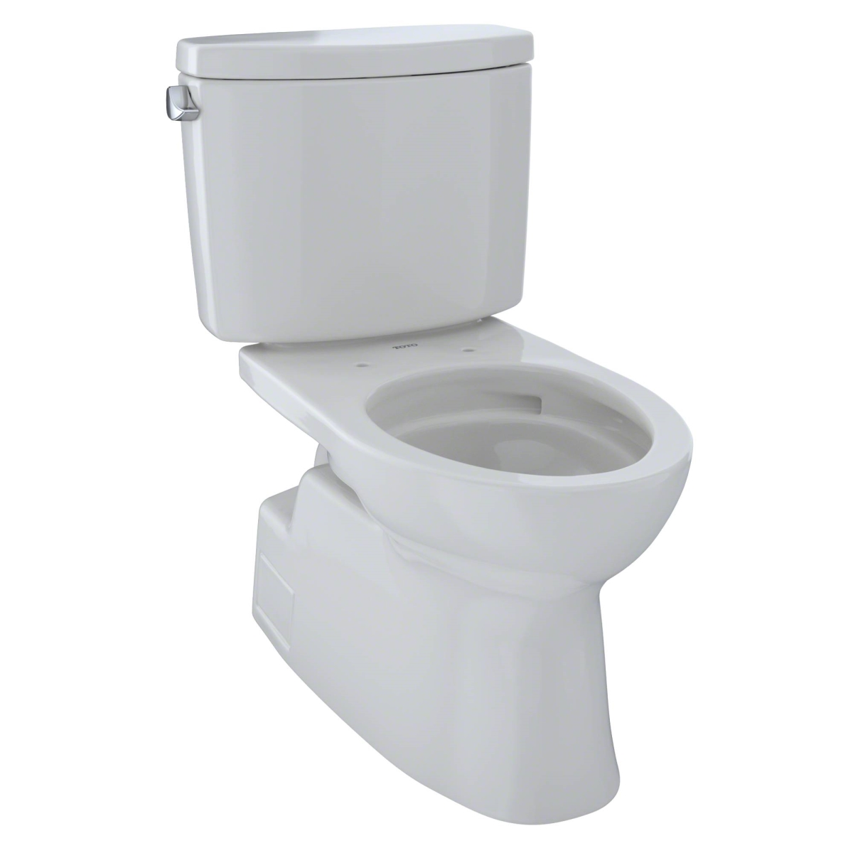 Cst474cefg-11 Elongated 1.28 Gpf Universal Height Skirted Design Toilet With Cefiontect, Colonial White