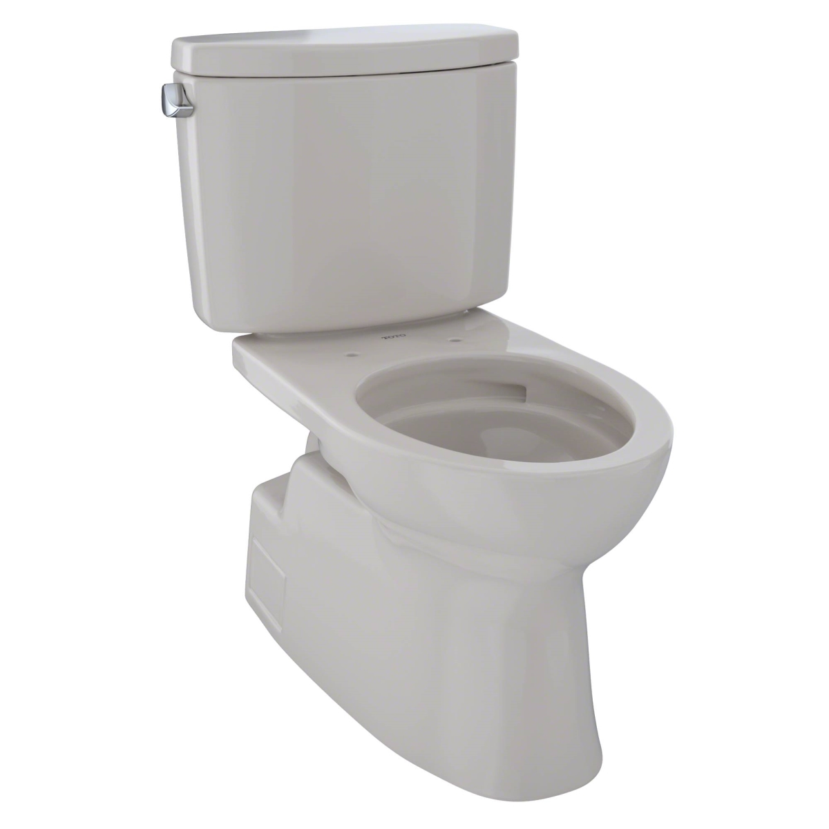 Cst474cefg-12 Elongated 1.28 Gpf Universal Height Skirted Design Toilet With Cefiontect, Sedona Beige