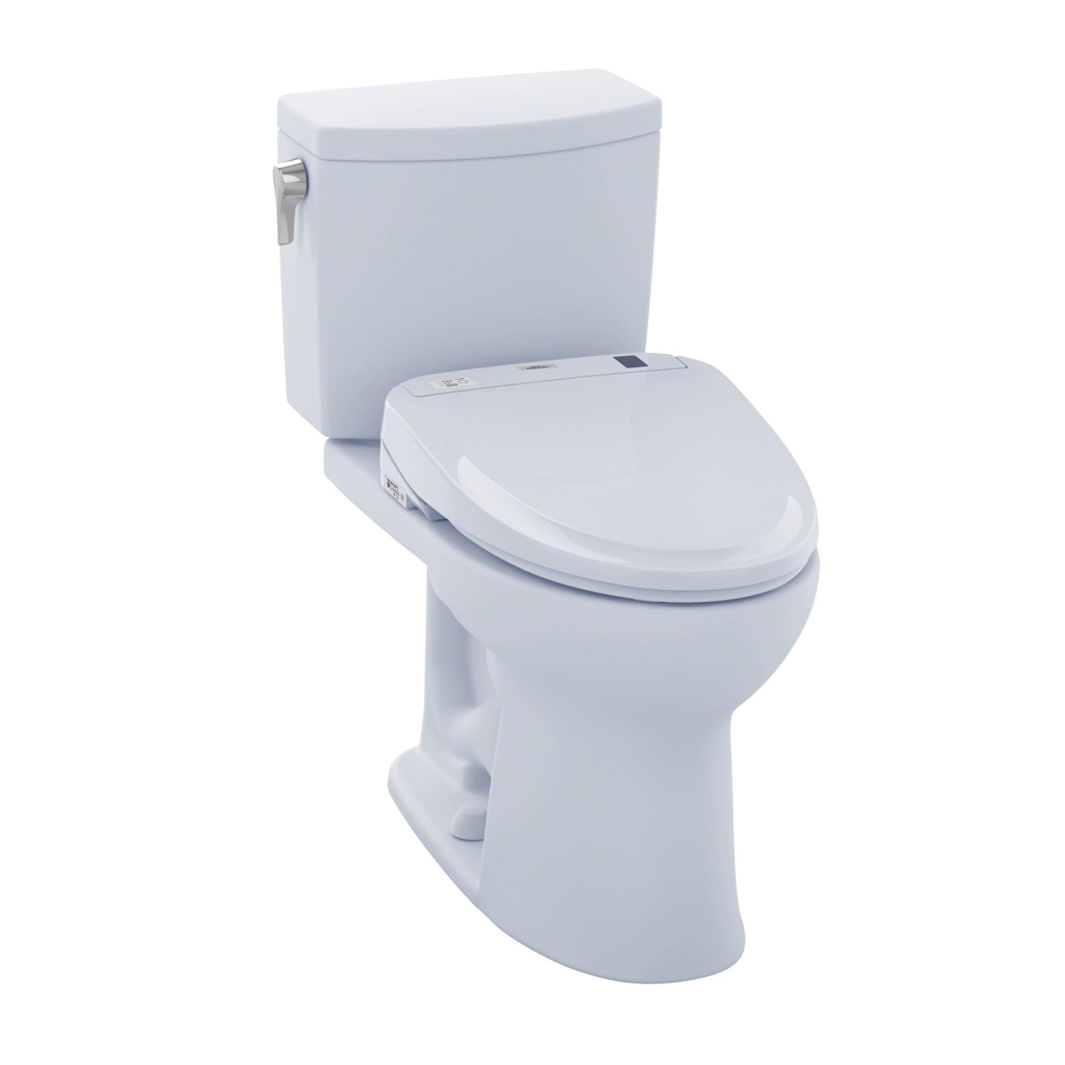 Mw454584cufg-01 Drake Ii 1g Elongated 1.0 Gpf Toilet & Washlet S350e Bidet Seat, Cotton White