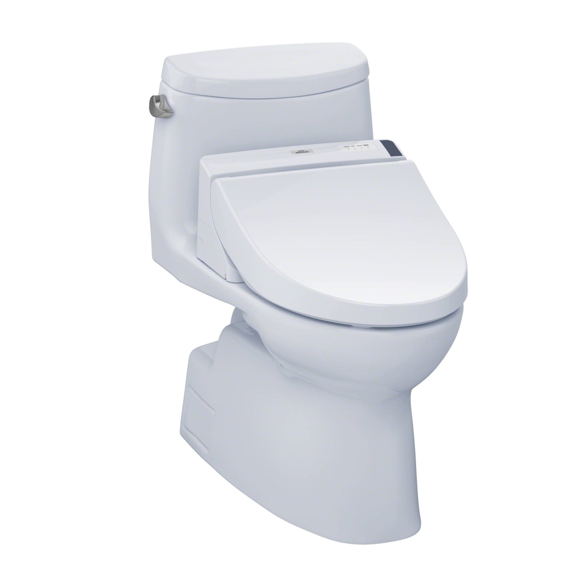 Mw6142044cefg-01 Carlyle Ii Elongated 1.28 Gpf Toilet & Washlet C200 Bidet Seat, Cotton White