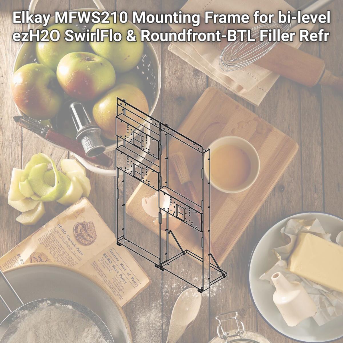 Picture of Elkay MFWS210 Mounting Frame for bi-level ezH2O SwirlFlo & Roundfront-BTL Filler Refr