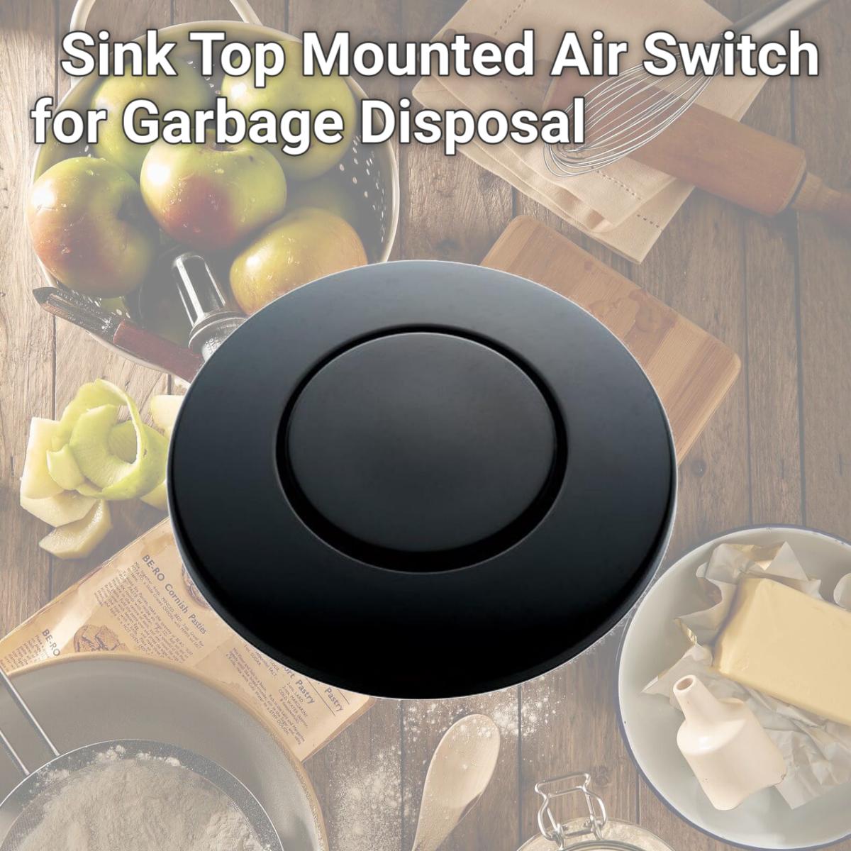 Picture of InSinkErator STC-MTBLK Sink Top Mounted Air Switch for Garbage Disposal