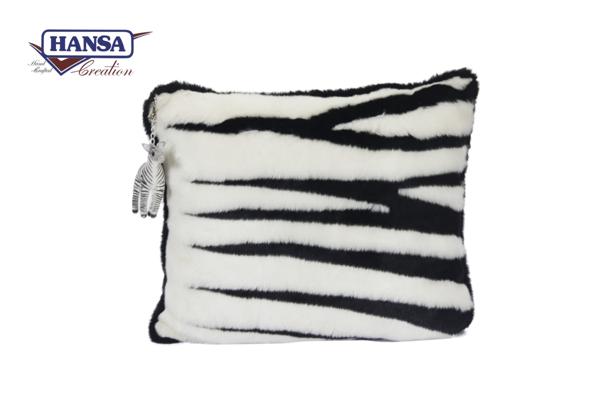 Hansa 6871 21 In. Zebra Pillow