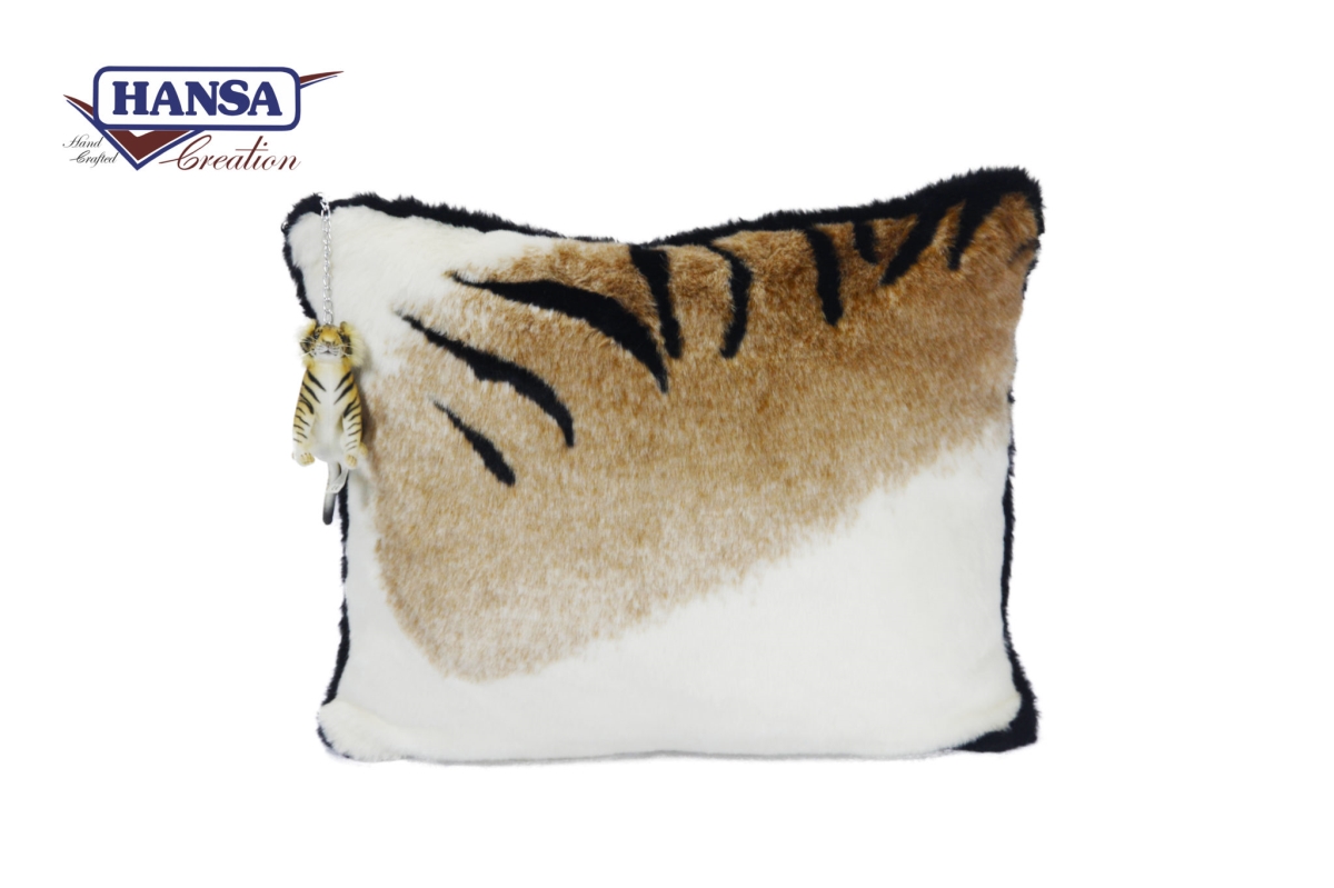 Hansa 6873 21 In. Tiger Pillow
