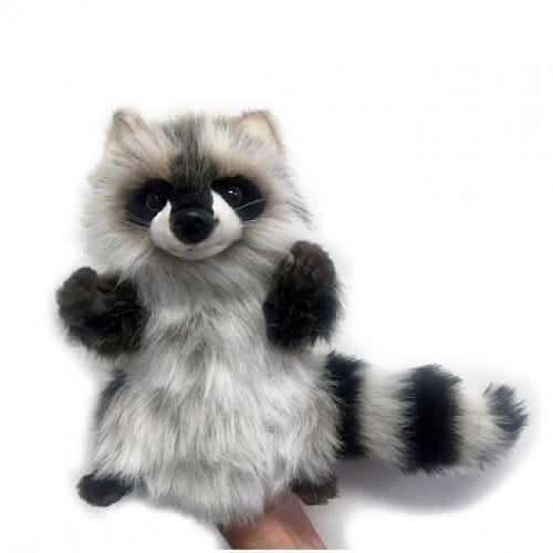 EAN 4806021975527 product image for Hansa 7552 10.5 in. Racoon Puppet Plush Toys - | upcitemdb.com