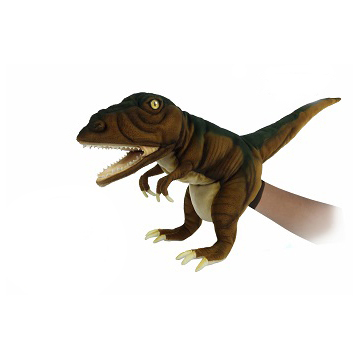 EAN 4806021977491 product image for Hansa 7749 19 in. T-Rex Puppet Plush Toys, Brown - | upcitemdb.com