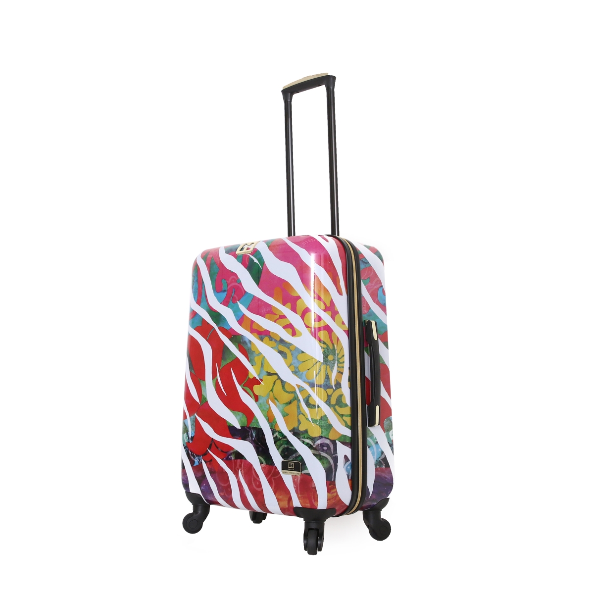 H1000-24-bsrnn 24 In. Bee Sturgis Serengeti Reflections Carry On Luggage, Multicolor