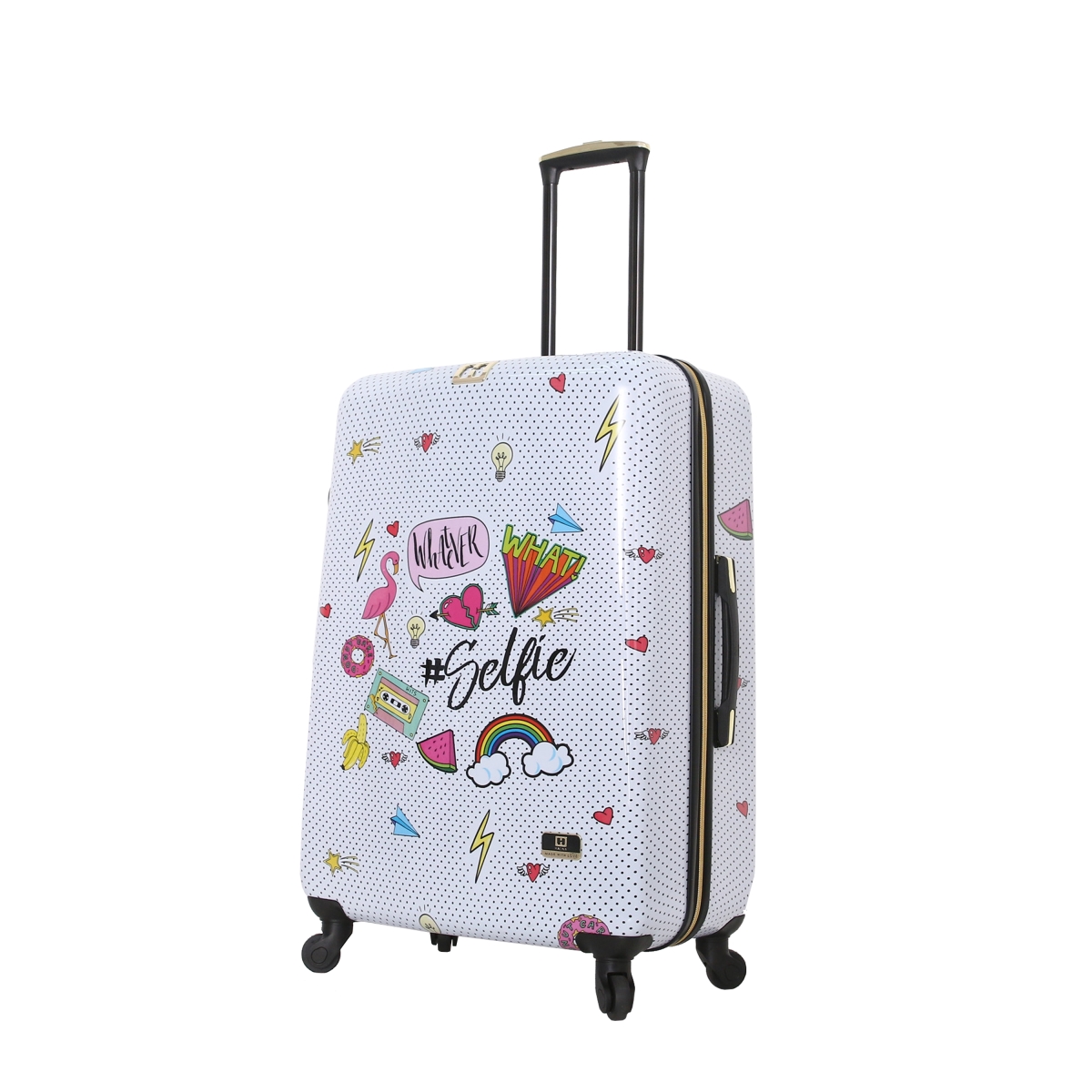 H1010-28-nwenn 28 In. Nikki Chu Whatever Cute Luggage, Multicolor