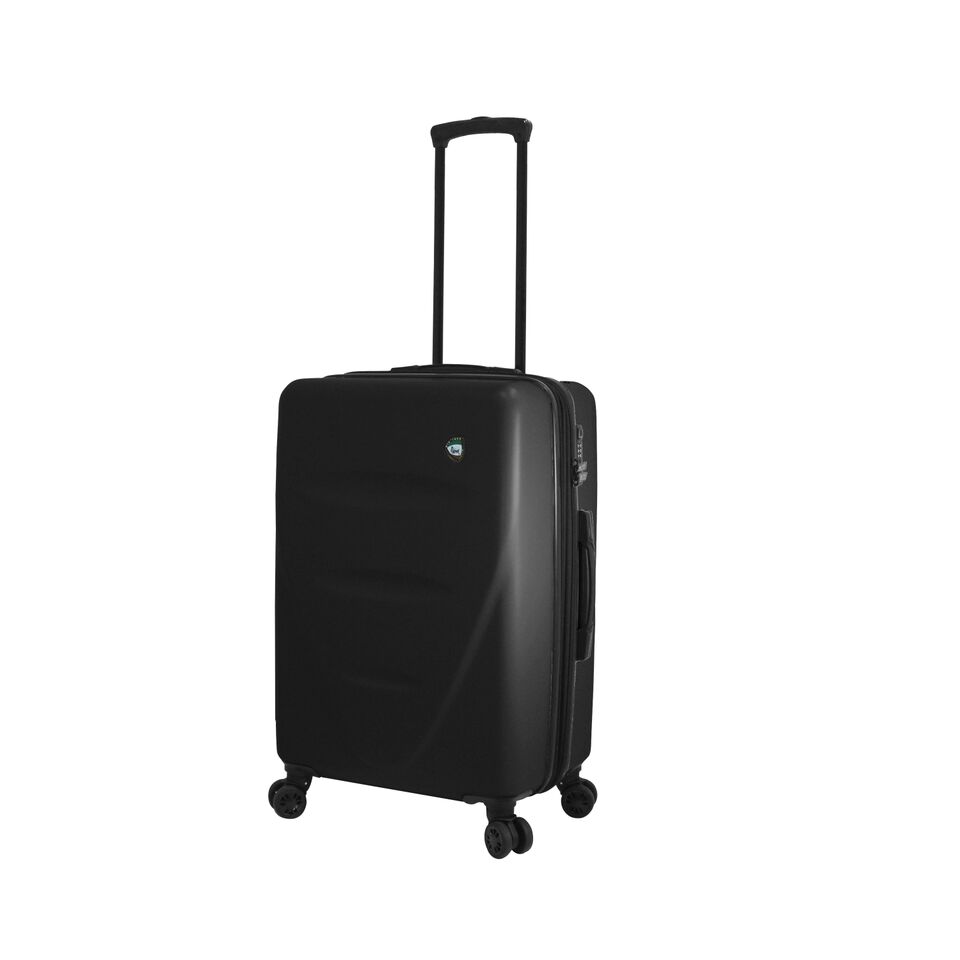 Italy M1304-23in-blk 23 In. Fassa Hardside Spinner Luggage With Number Lock, Black
