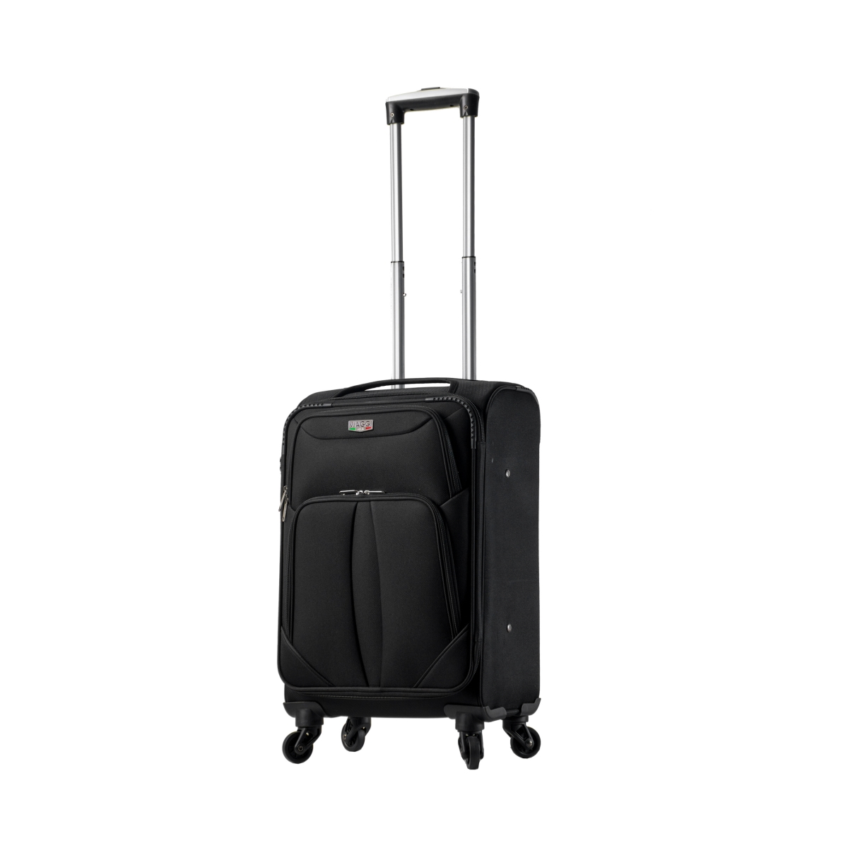 V1100-20in-blk Sione Softside 20 In. Spinner Carry-on, Black