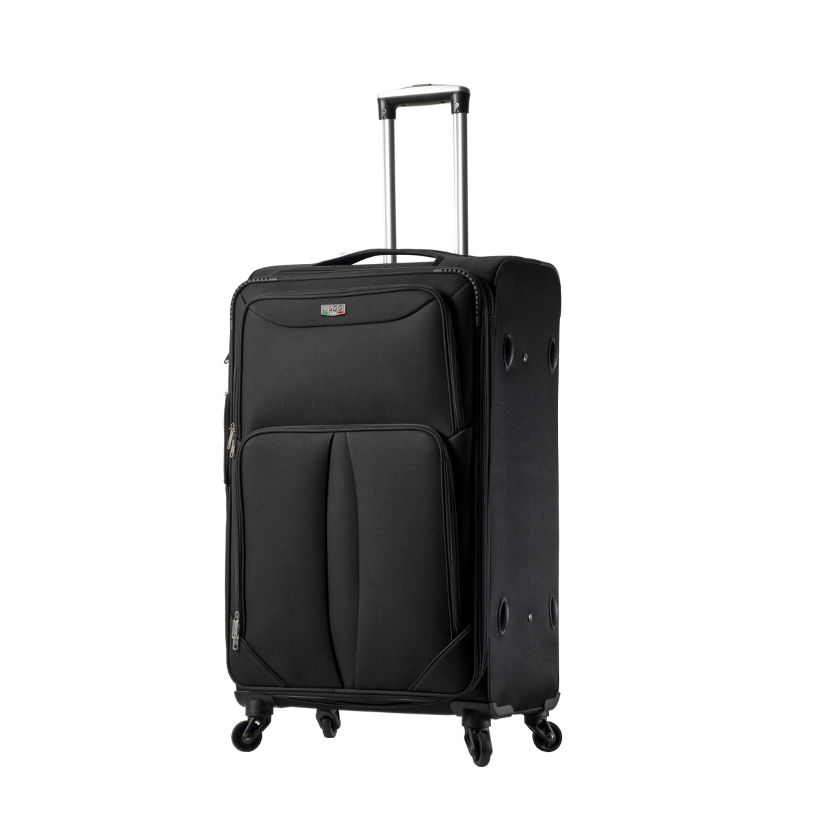 V1100-28in-blk Sione Softside 28 In. Spinner Carry-on, Black