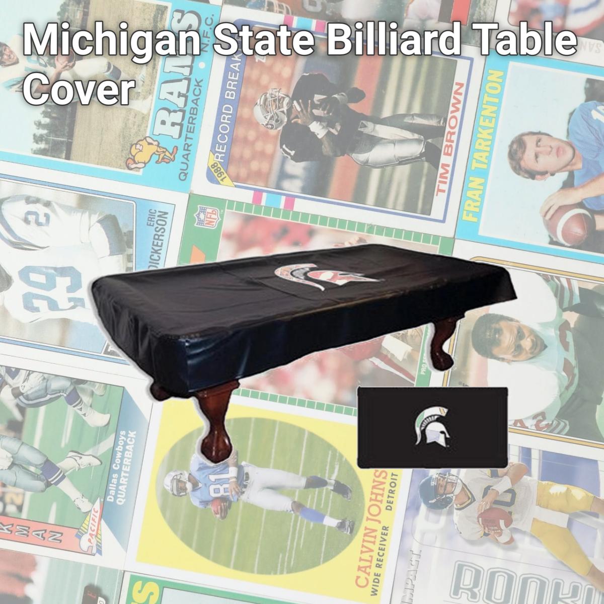 Picture of Holland Bar Stool BCV7MichSt Michigan State Billiard Table Cover